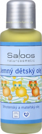 Jemn dtsk olej - Saloos naturcosmetic